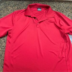 Nike Vibrant Red Men's NIKE GOLF Polo Shirt